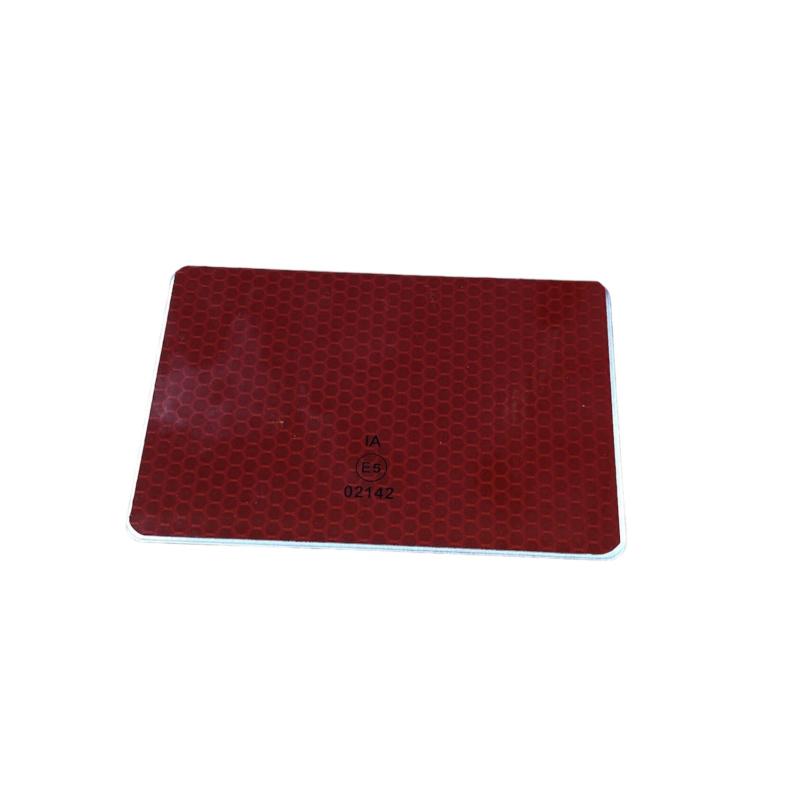 Reflex red rear bumper