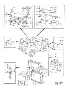 Gummilist undre bakdörr