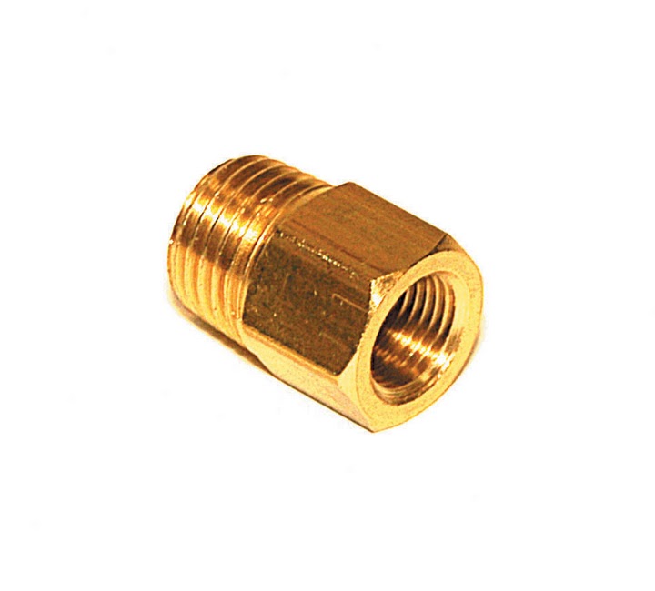 3/8" M NPT to 1/4" F NPT Reducer