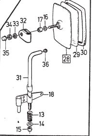 Plug for rearview mirror tube