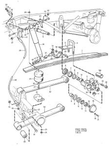 Gummikudde tiil bakre vajer 6x6
