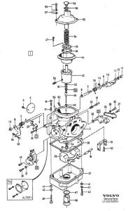 Bricka fjäderbricka till förgasare