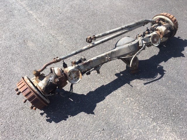 Front axle used complete