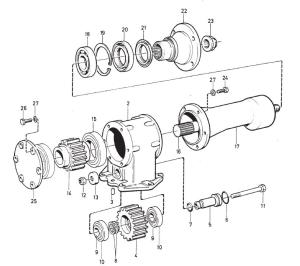 Kugghjul till kraftuttag 6x6
