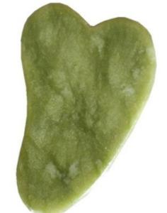 Gua Sha Jade Hjärtformad