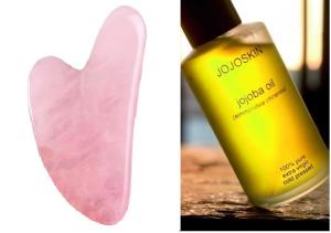 GUA SHA SET ROSE HEART & JOJOSKIN