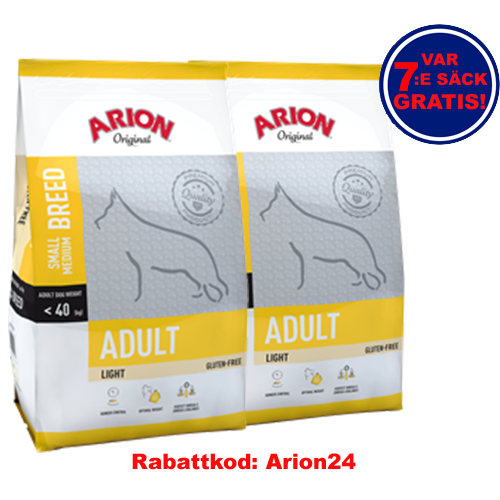 Adult All Breeds Light Arion 12Kg 2-Pack