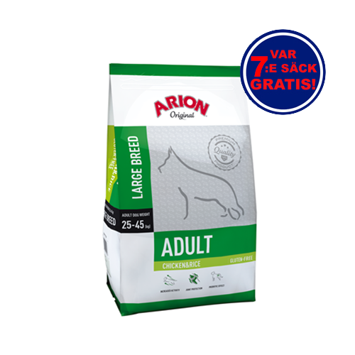 Adult Large Chicken & Rice 12Kg Arion