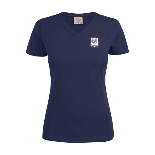T-Shirt Dam V-Ringad Team Alutorp
