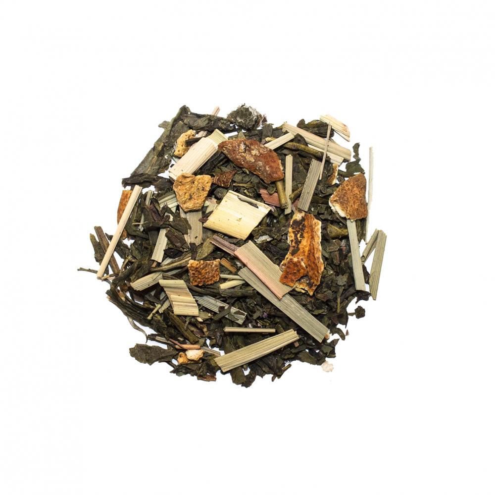 Brunkullans Örtig Citron, grönt te