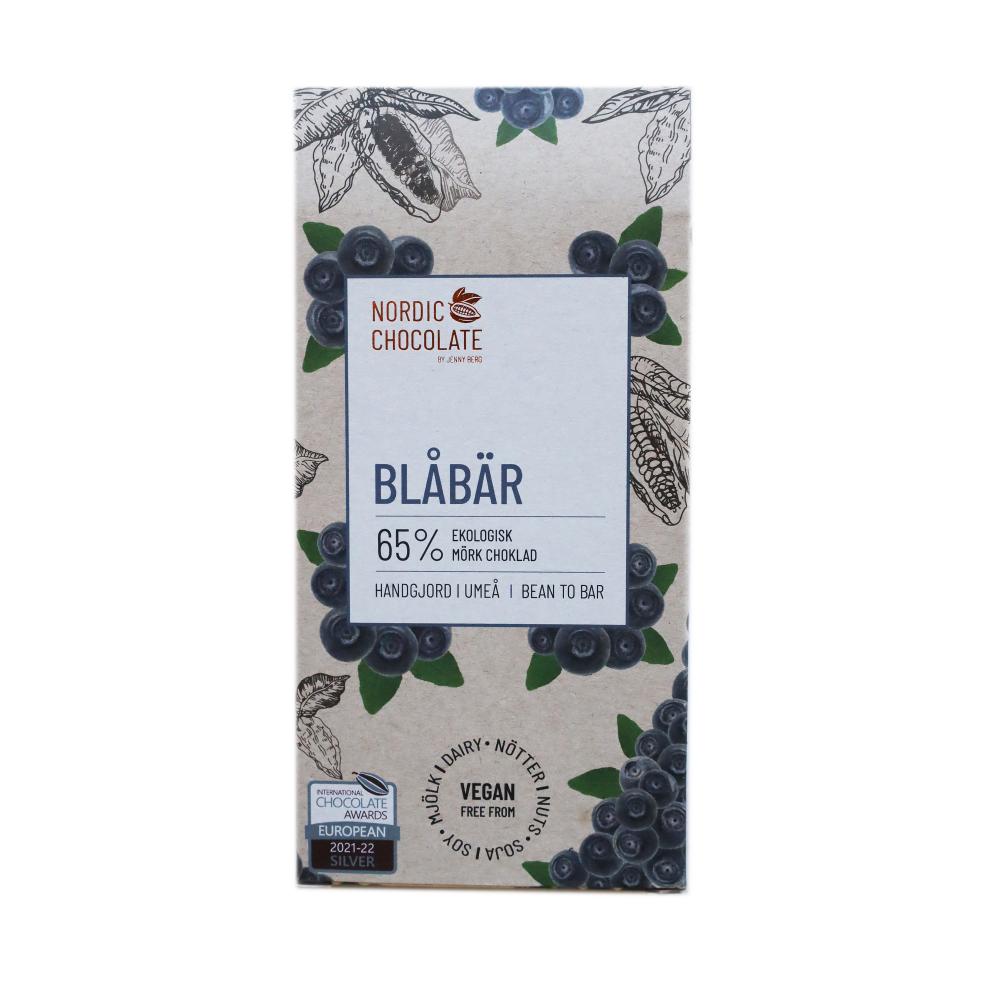 Blåbär 65%, Choklad