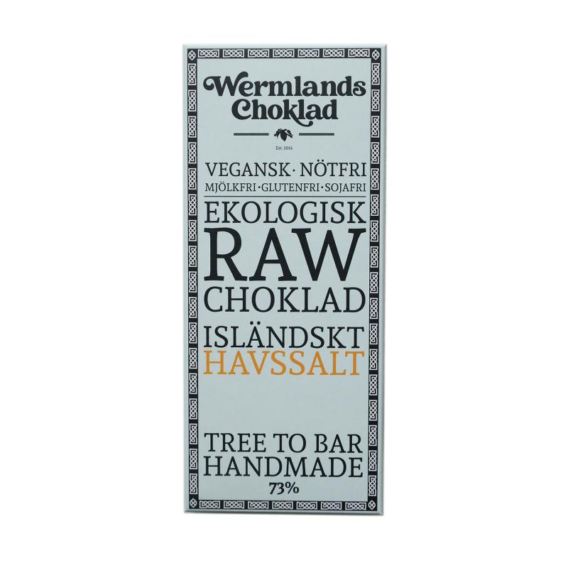 Rawchoklad isländskt havssalt, Wermlands Choklad
