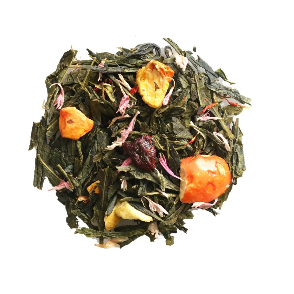 Körsbärsdalen, grönt te