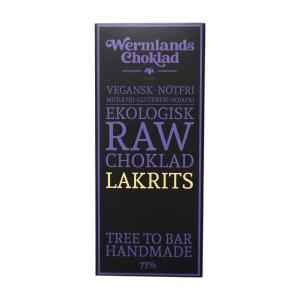 Rawchoklad Lakrits, Wermlands Choklad