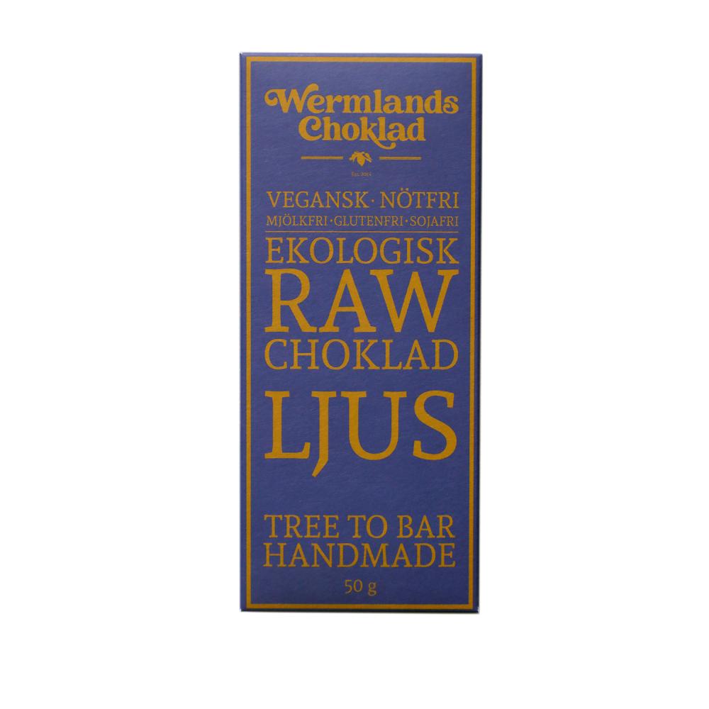 Rawchoklad ljus 60%, Wermland Choklad
