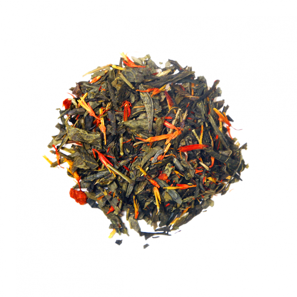 Lussebulle, grönt te