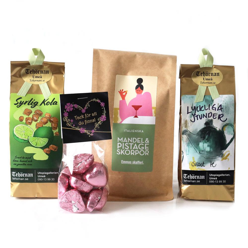 Stort tack, presentpaket