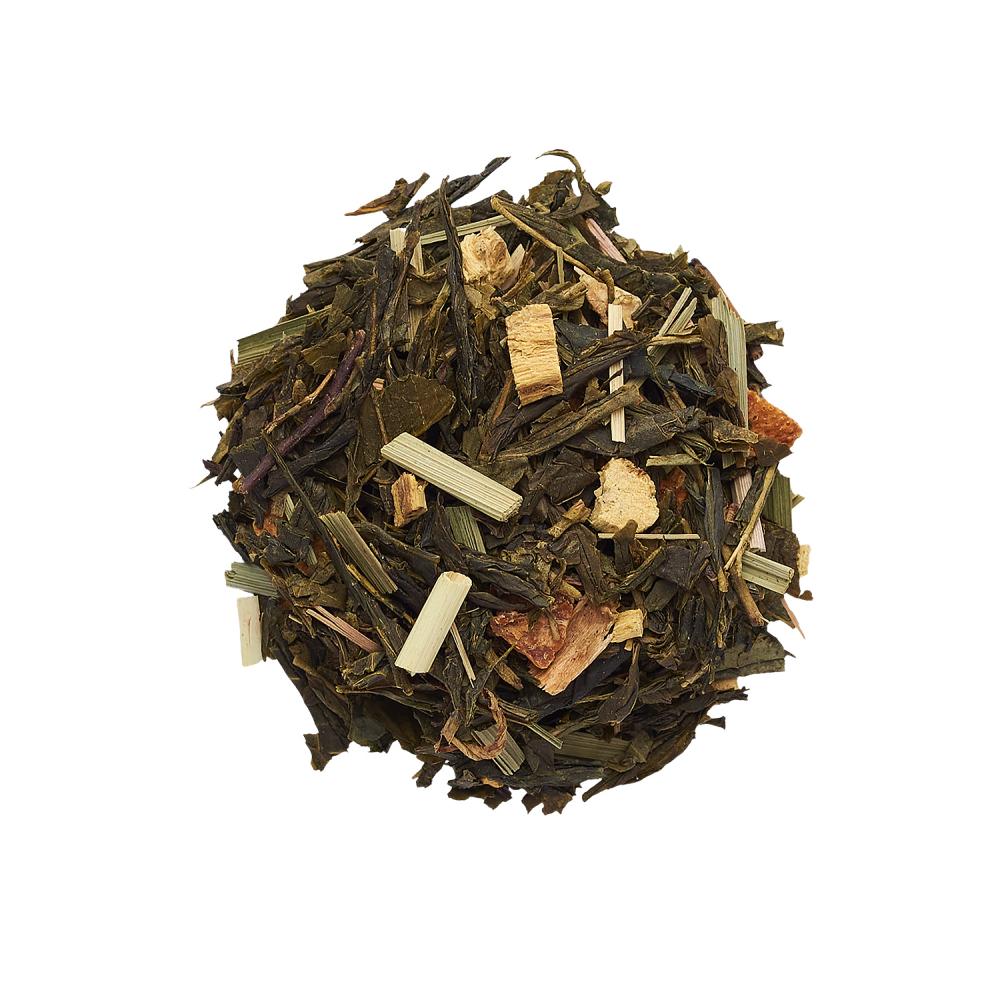 Lakrits Citron, grönt te