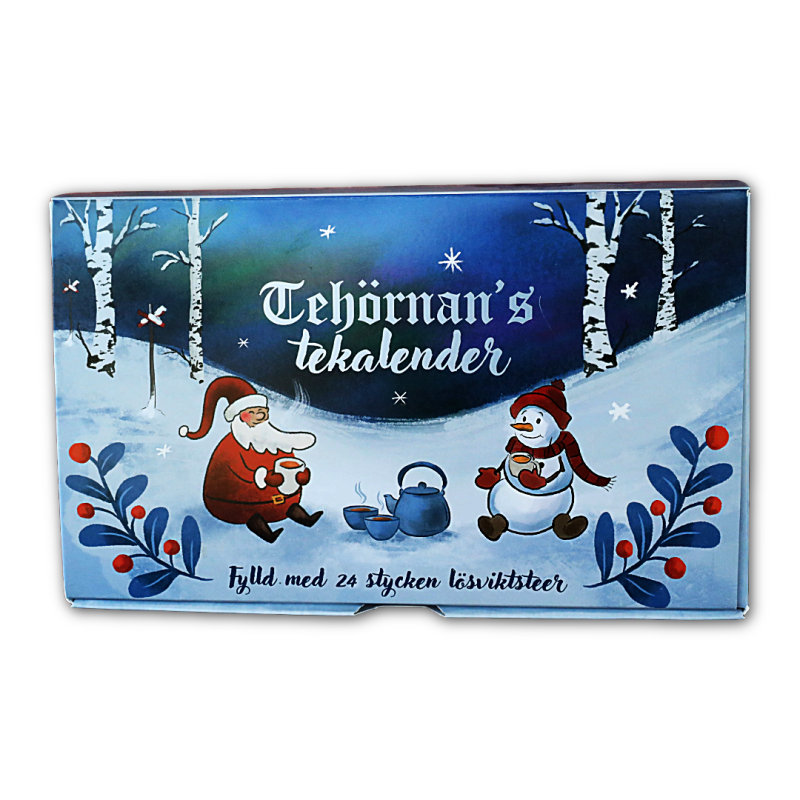 Tehörnans Tekalender 2026, lösviktste