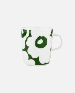 Marimekko Mugg Unikko 2,5dl Grön, Vit