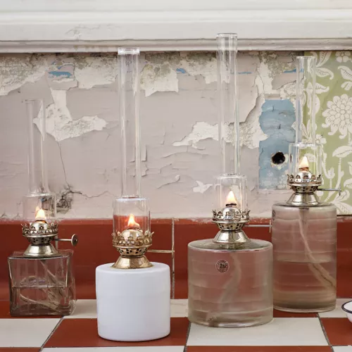 Fotogenlampa Vit Stor