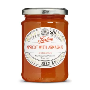 aprikosmarmelad i glasburk från Tiptree