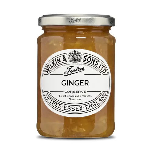 Marmelad med ingefära i glasburk från Tiptree