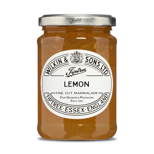 Citronmarmelad från Tiptree i klassik glasburk.