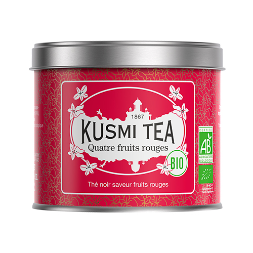 Ekologisk Four Red Fruits i burk 100g