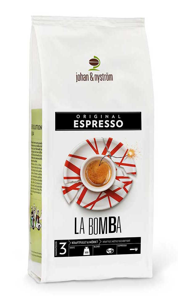 Espresso La Bomba 500g Förpackning