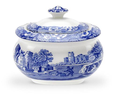 Spode blue italian sockerskål