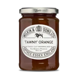 Apelsinmarmelad med stora bitar skal från Tiptree
