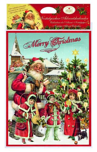 Chokladkalender Merry Christmas 75g