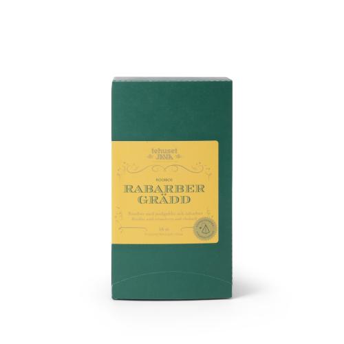 Rooibos Rabarber Grädd tepåsar folie 16 st