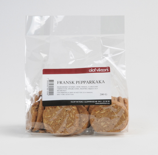 Fransk Pepparkaka 200g i påse