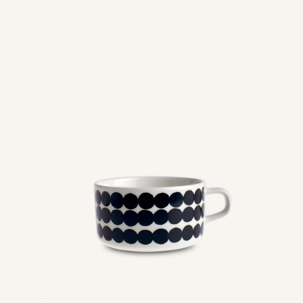 Marimekko Tekopp Siirtolap Svarta Prickar