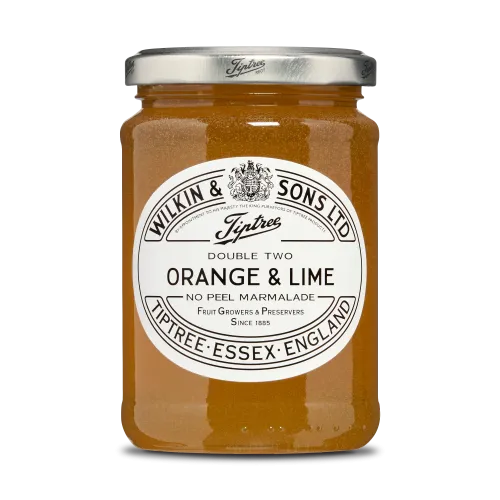 Marmelad med apelsin och lime i glasburk från Tiptree