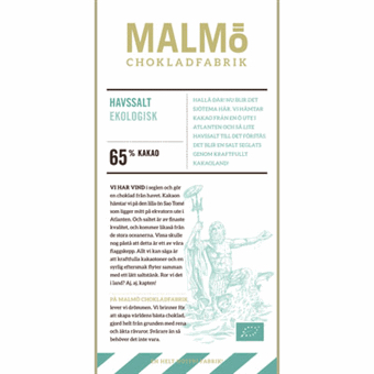 Malmö Chokladfabrik Havssalt 65% EKO