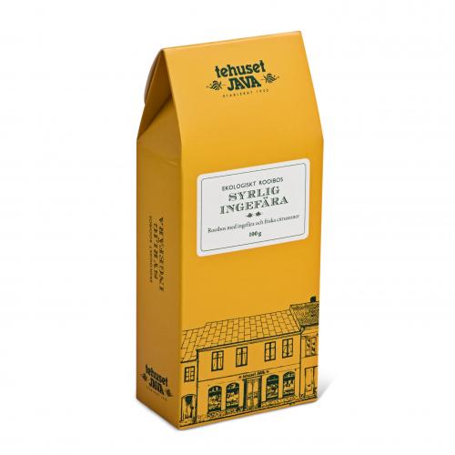 Rooibos ekologiskt syrlig ingefära presentförpackad