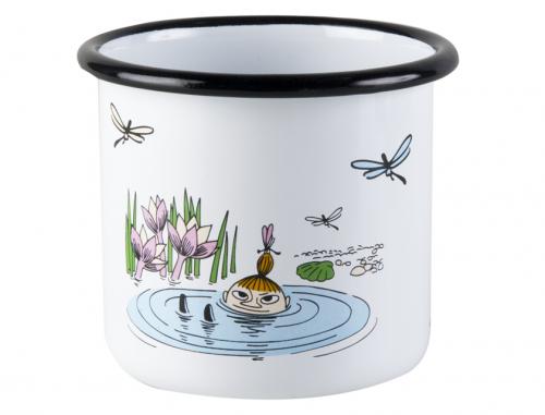 Mumin emaljmugg muminmugg lilla my