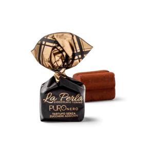 La Perla Tryffel Mörk Choklad Med Hasselnötter Sockerfri