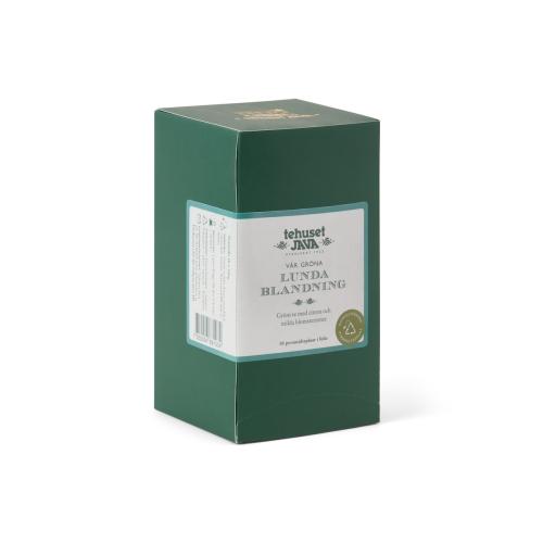 Grön Lundablandning 16 pack Tepåsar i folie