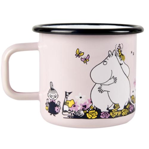 Mumin Emaljmugg 3,7 dl Kram