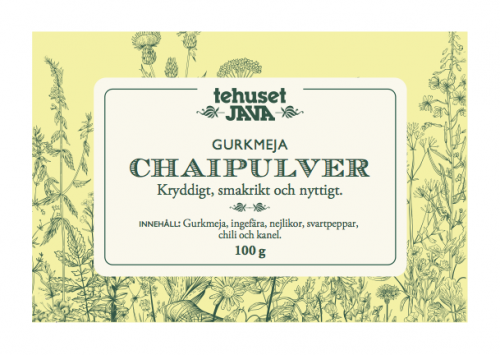 Gurkmeja Chailatte osötad 100g