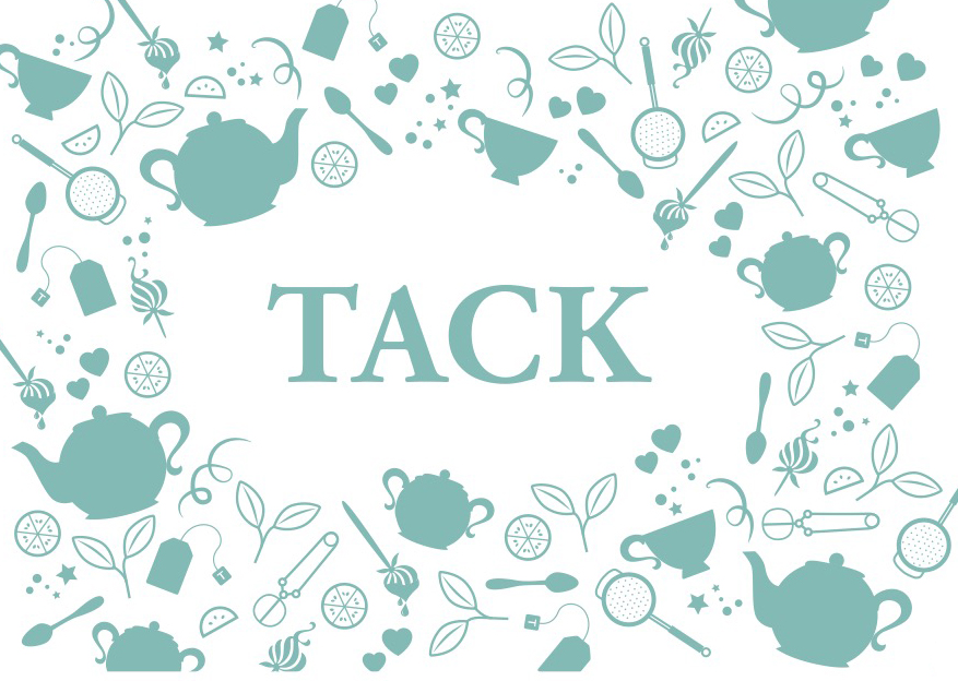 Tehuset Javas Vykort Tack Turkos / Vit