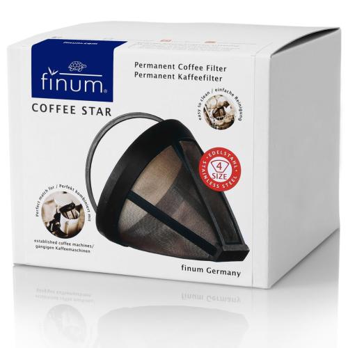 Kaffefilter  Flergångs Rostfrittstål Nät 1x4