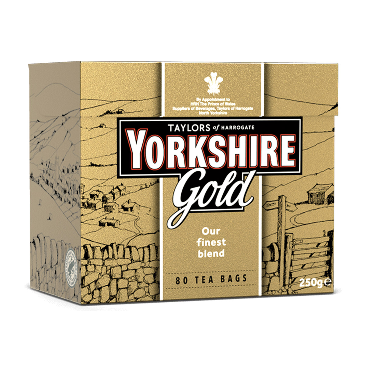 Yorkshire Tea GOLD 80 Tepåsar