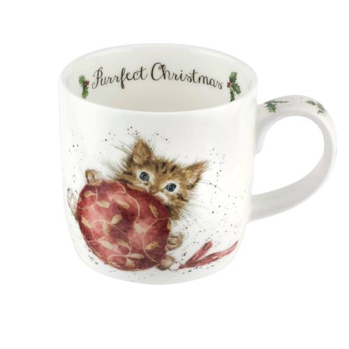 Wrendale Mugg Purrfect Christmas Kitten