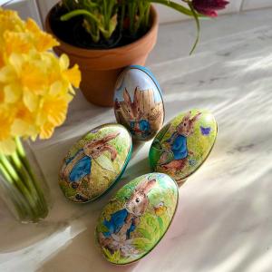 Plåtägg Peter Rabbit 12 cm