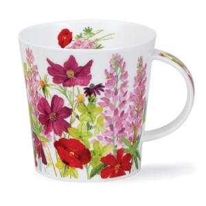 Blommig mugg